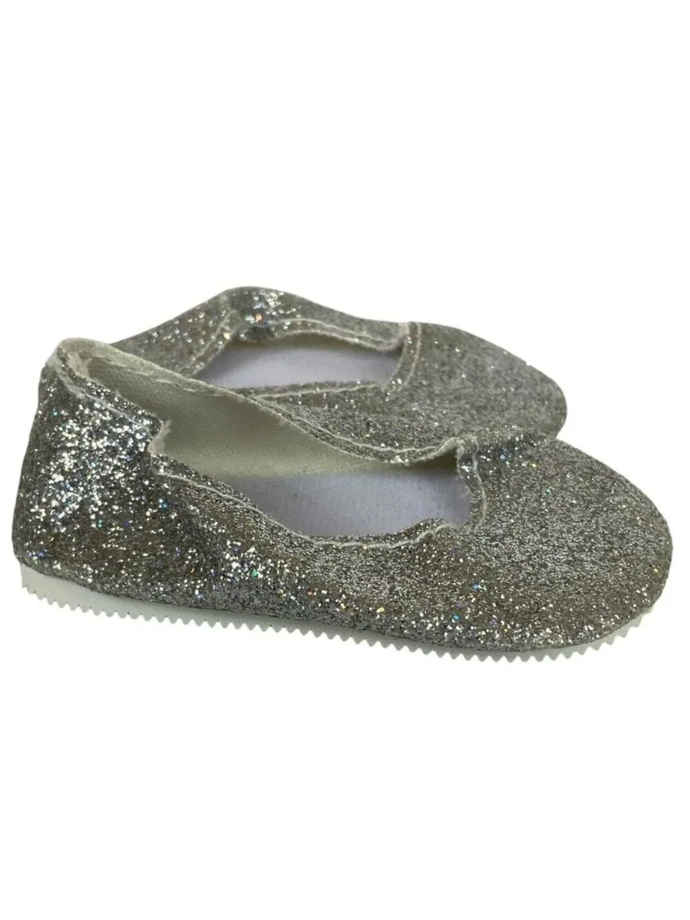 Our Generation 2 Pair Doll Shoes Sparkly Plastic Clogs & Ballet Flats Duo